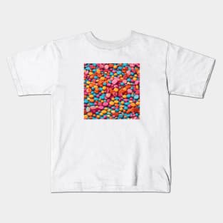 Colorful candies pattern illustration Kids T-Shirt